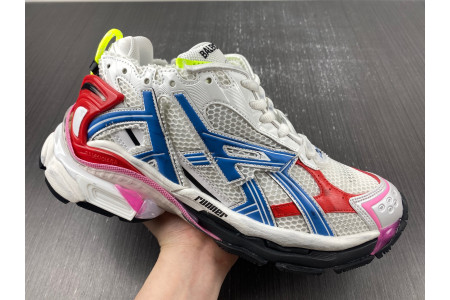 BALCIA Runner White Red Blue