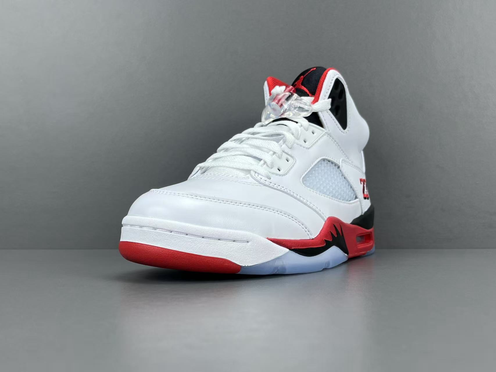 Jordan 5 Retro Fire Red Black Tongue HQ7978-101